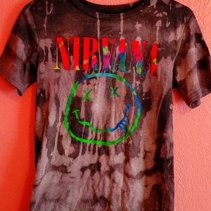 Acid Wash Nirvana Tshirt